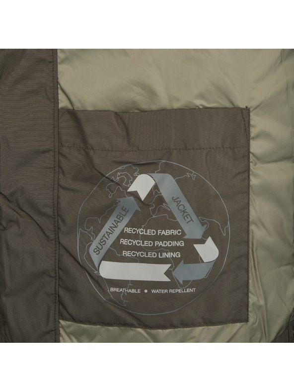 Geox Dunkelbraune Herren-Daunenjacke Geox Magnete