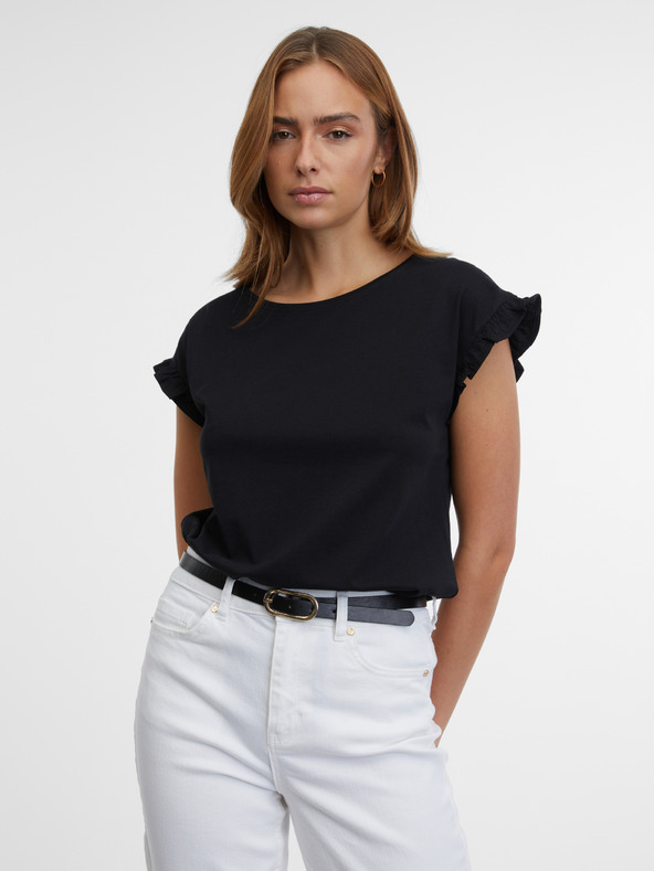 Orsay Schwarzes Damen-T-Shirt ORSAY