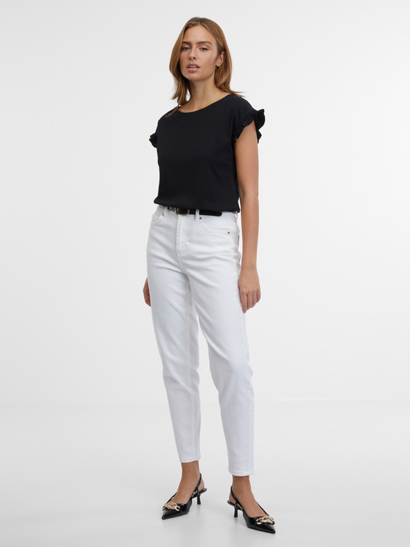 Orsay Schwarzes Damen-T-Shirt ORSAY