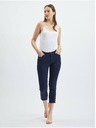Orsay Dunkelblaue Damen-Crop-Hose ORSAY