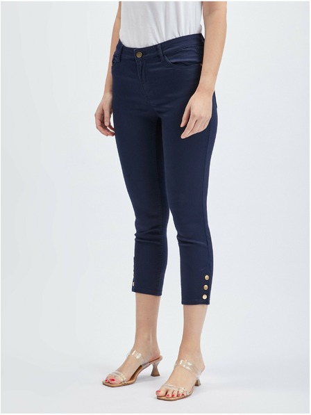 Orsay Dunkelblaue Damen-Crop-Hose ORSAY