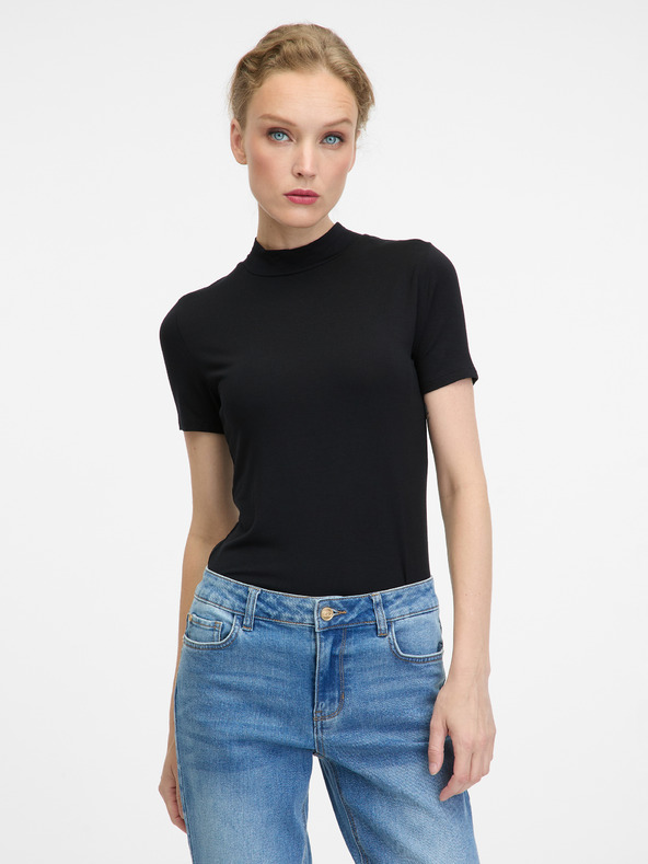Orsay Schwarzes Damen-T-Shirt ORSAY