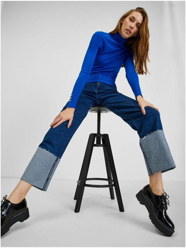 Orsay Blauer Damen Rollkragenpullover ORSAY