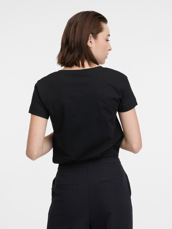Orsay Schwarzes Damen-T-Shirt ORSAY
