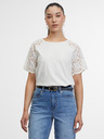 Orsay Cremefarbenes Damen-T-Shirt ORSAY