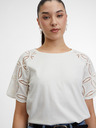 Orsay Cremefarbenes Damen-T-Shirt ORSAY