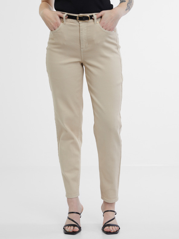 Orsay Beige Damen Mom Jeans ORSAY