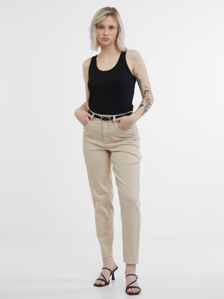 Orsay Beige Damen Mom Jeans ORSAY