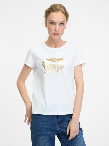 Orsay Weißes Damen-Kurzarmshirt ORSAY