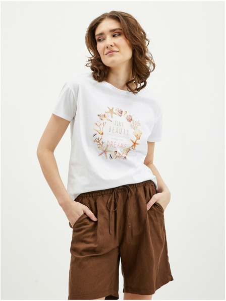Orsay Weißes Damen T-Shirt ORSAY