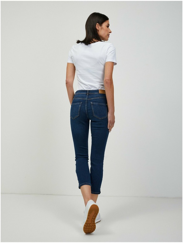 Orsay Dunkelblau verkürzte Slim-Fit-Jeans von ORSAY
