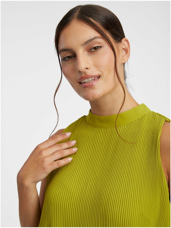 Orsay Grüne Damen-Rippenbluse ORSAY
