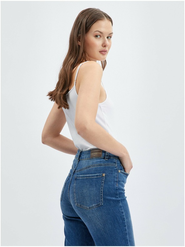 Orsay Dunkelblaue Mom-Jeans für Damen ORSAY