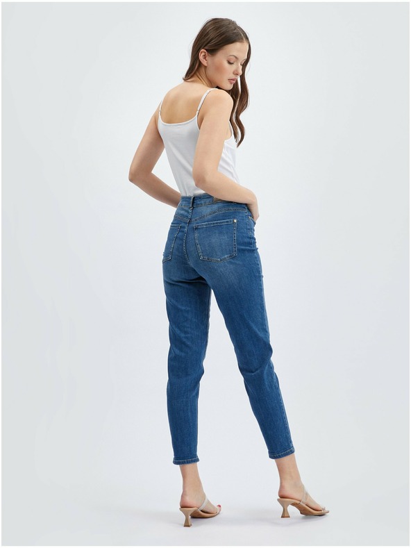 Orsay Dunkelblaue Mom-Jeans für Damen ORSAY
