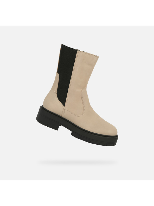 Geox Beige Damen-Stiefeletten Geox Spherica EC7