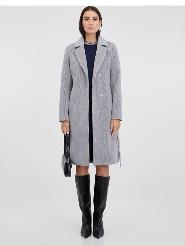 Orsay Grauer Damen-Wintermantel ORSAY