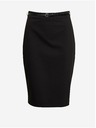 Orsay Schwarzer Damenrock mit Gürtel ORSAY