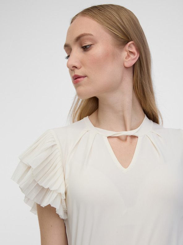 Orsay Cremefarbene Damenbluse ORSAY