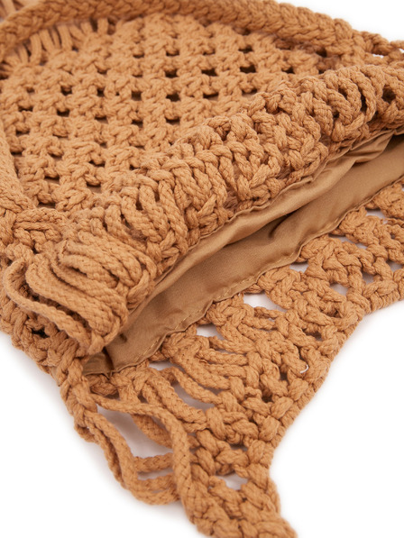 Orsay Braune Damenstricktasche mit dekorativem Detail ORSAY