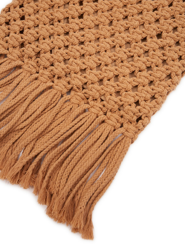 Orsay Braune Damenstricktasche mit dekorativem Detail ORSAY