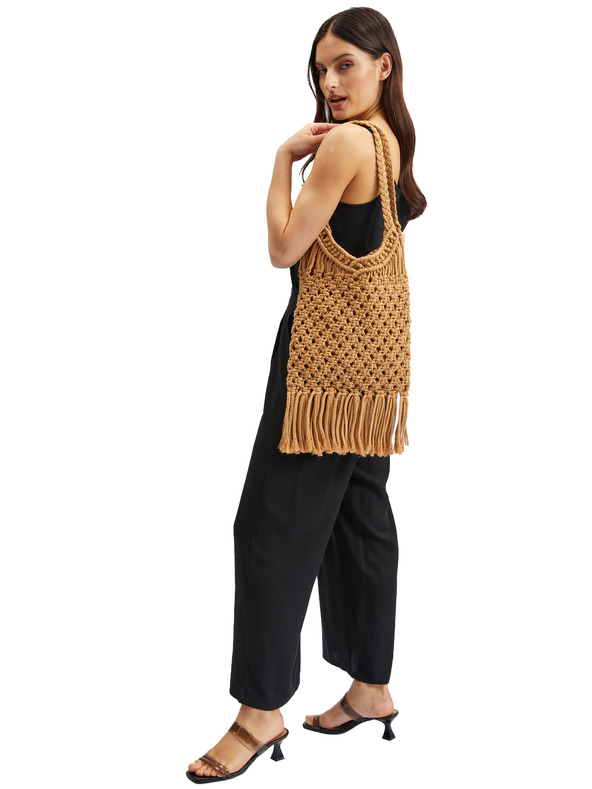 Orsay Braune Damenstricktasche mit dekorativem Detail ORSAY