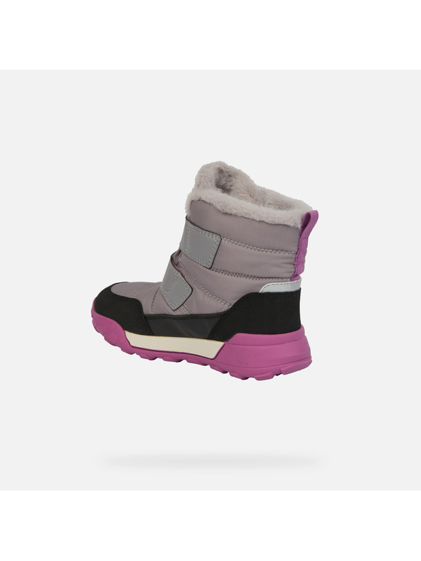 Geox Rosa Mädchen-Winterschuhe Geox Trekkyup Girl B AB