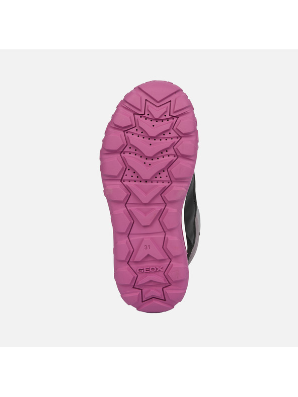Geox Rosa Mädchen-Winterschuhe Geox Trekkyup Girl B AB