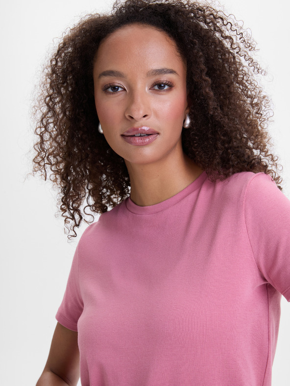 Orsay Rosa Damen Kurzarm-T-Shirt ORSAY