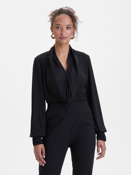 Orsay Schwarze Damenbluse mit Strass von ORSAY