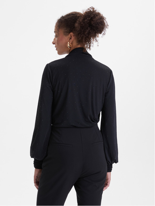 Orsay Schwarze Damenbluse mit Strass von ORSAY