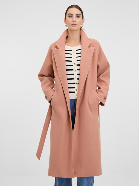 Orsay Beigefarbener Damenmantel ORSAY