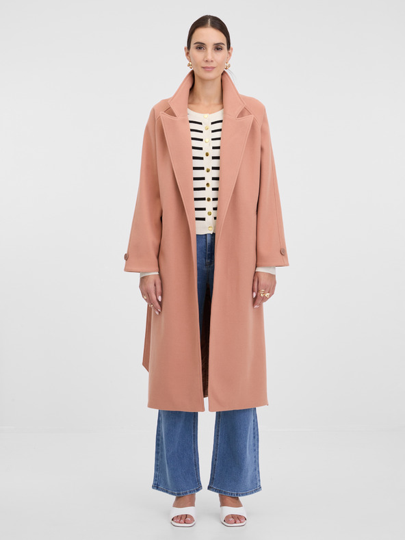 Orsay Beigefarbener Damenmantel ORSAY