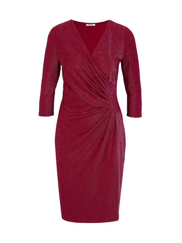 Orsay Weinrote Damenkleid knielang von ORSAY