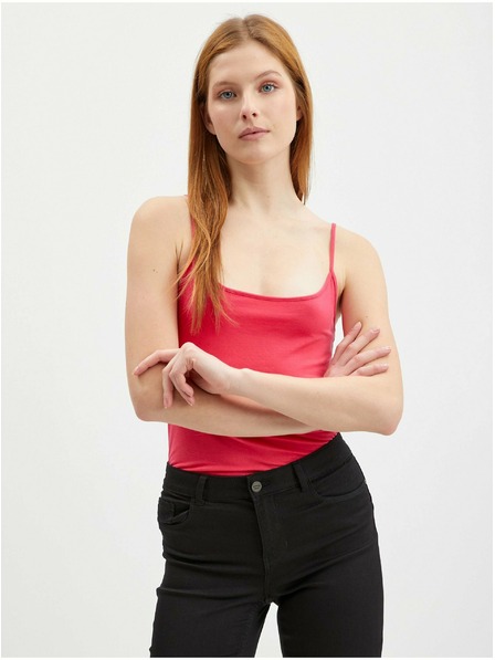 Orsay Dunkelrosa Damen Basic Tank Top ORSAY