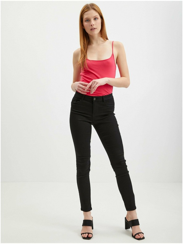 Orsay Dunkelrosa Damen Basic Tank Top ORSAY