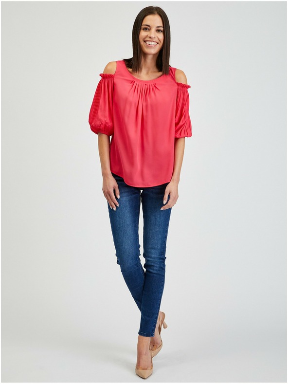 Orsay Dunkelrosa Damenbluse ORSAY