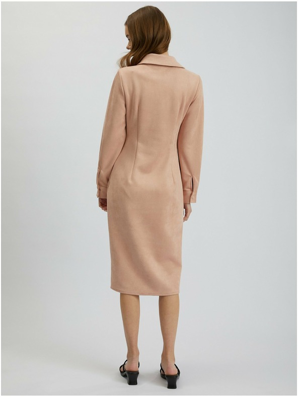 Orsay Hellrosa Damen Etuikleid Wildleder ORSAY