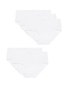 Marks & Spencer Baumwoll-Lycra®-Midislip, 5er-Pack Marks & Spencer weiß