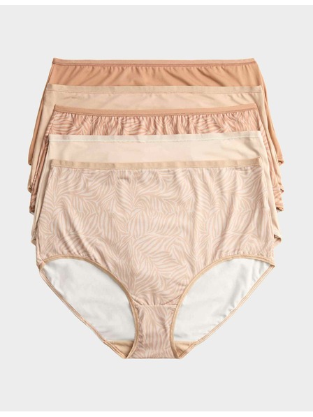 Marks & Spencer Mikrofaser-Taillenhöschen, kein sichtbarer Saum, 5 Stück pro Packung Marks & Spencer