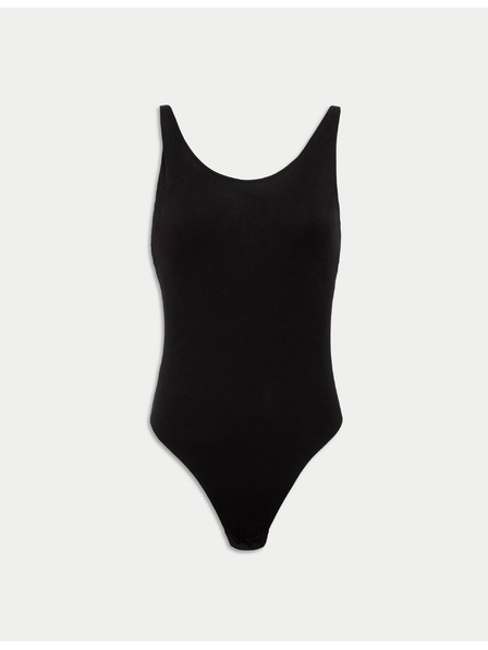 Marks & Spencer Schwarzer Damen Marks & Spencer Secret Support™ Lace Straffender Bodysuit