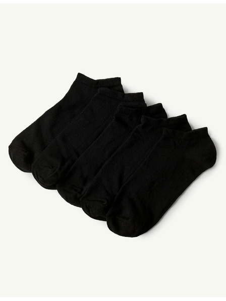 Marks & Spencer Set mit fünf Paar Damensocken in Schwarz von Marks & Spencer