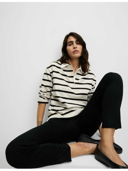 Marks & Spencer Schwarze knöchellange Slim-Fit-Hose aus Jersey von Marks & Spencer für Damen