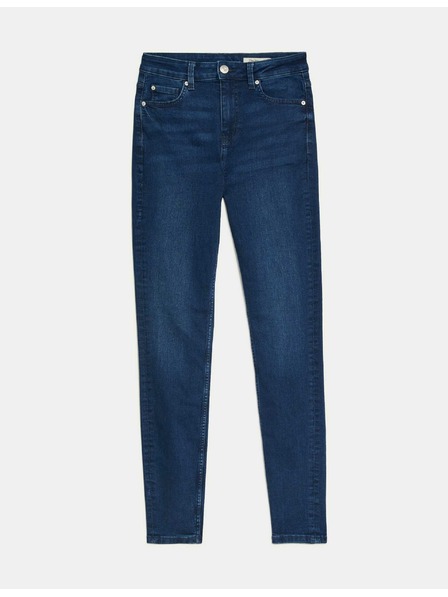 Marks & Spencer Blaue Marks & Spencer Damen-Jeans in Skinny Fit