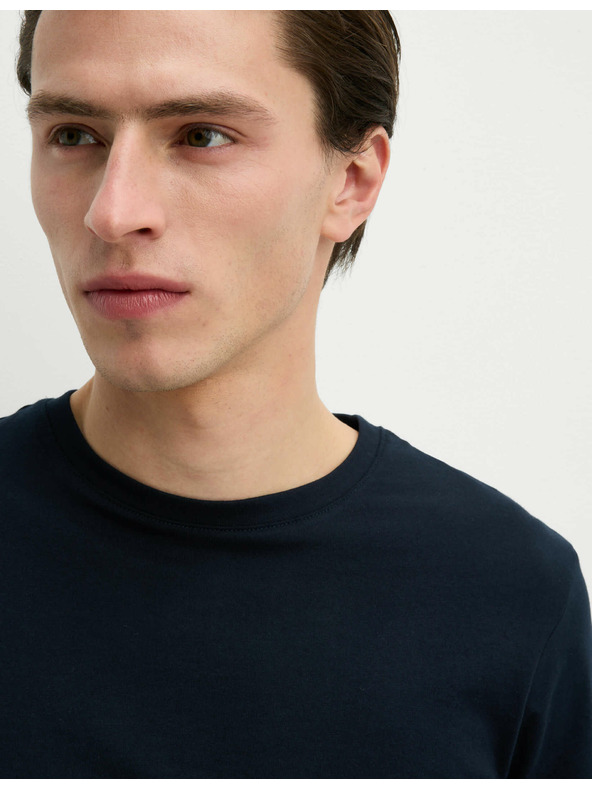 Marks & Spencer Dunkelblaues Herren-Basic-Hemd Marks & Spencer