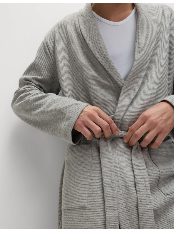 Marks & Spencer Marks & Spencer Grauer leichter Bademantel für Männer