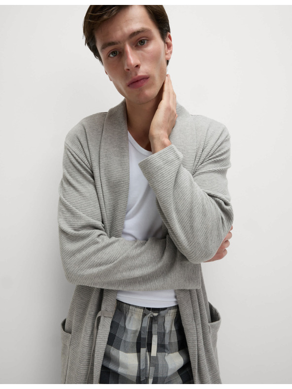 Marks & Spencer Marks & Spencer Grauer leichter Bademantel für Männer