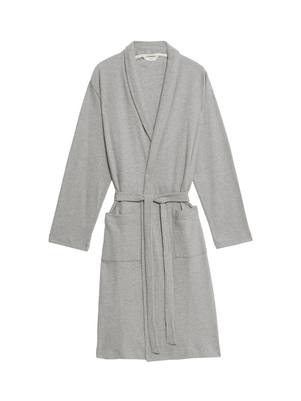 Marks & Spencer Marks & Spencer Grauer leichter Bademantel für Männer