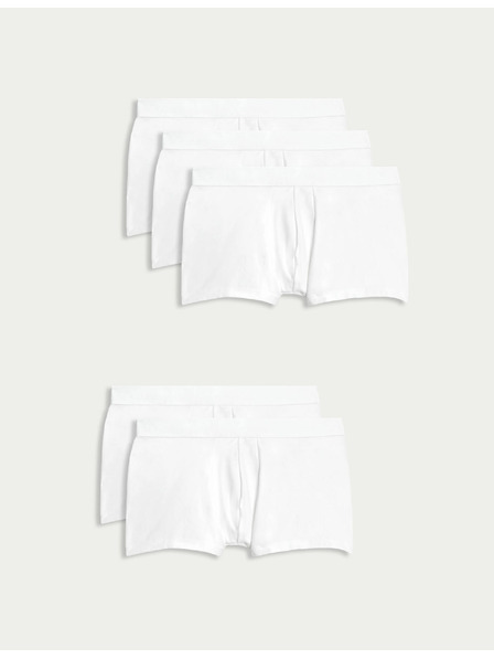 Marks & Spencer Fünferpack Herren-Boxershorts in Weiß Marks & Spencer