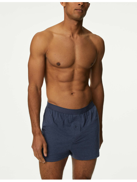 Marks & Spencer Boxershorts aus Baumwolljersey mit Cool & Fresh™-Technologie, 5 Stück Marks & Spencer marineblau