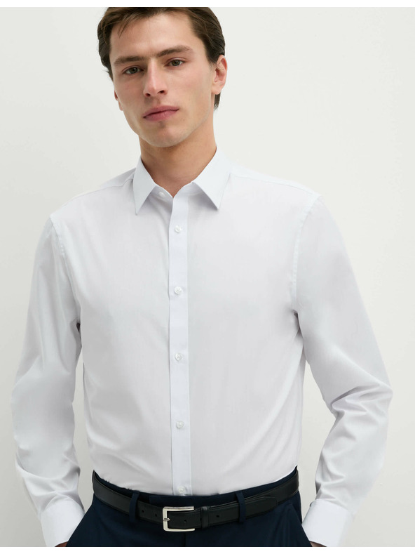 Marks & Spencer Hemd mit normaler Passform, bügelleicht Marks & Spencer weiß